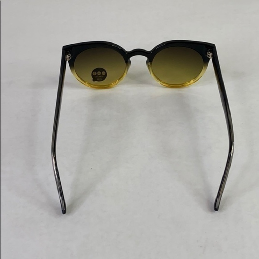 Komono Sunglasses 🕶 Lulu Black Yellow NEW Cat Eye - Picture 6 of 16